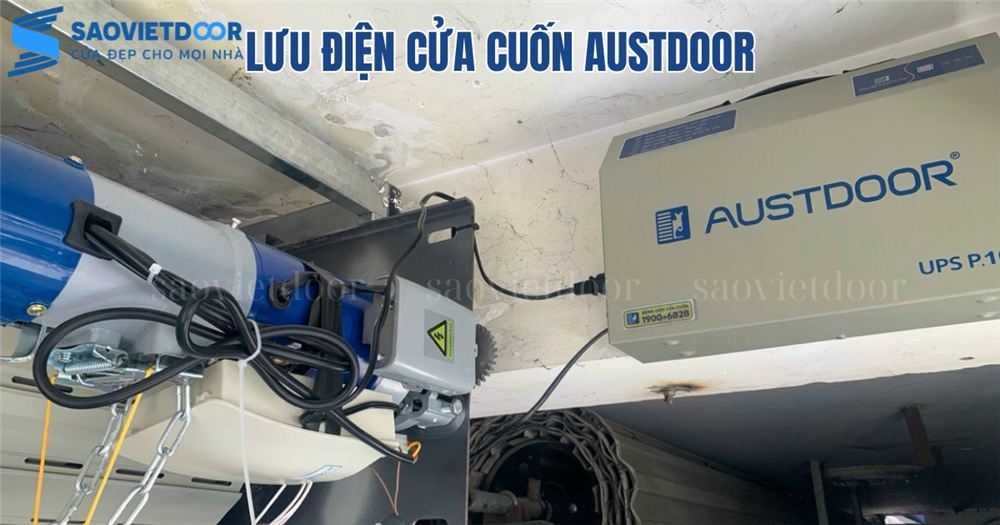 Lưu điện Austdoor lắp thực tế tại công trình