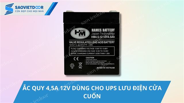 Ắc quy 4,5A 12V cho UPS
