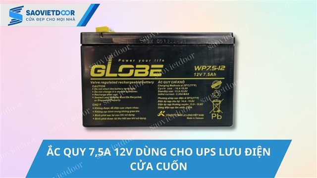 Ắc quy 7,5A 12V cho UPS